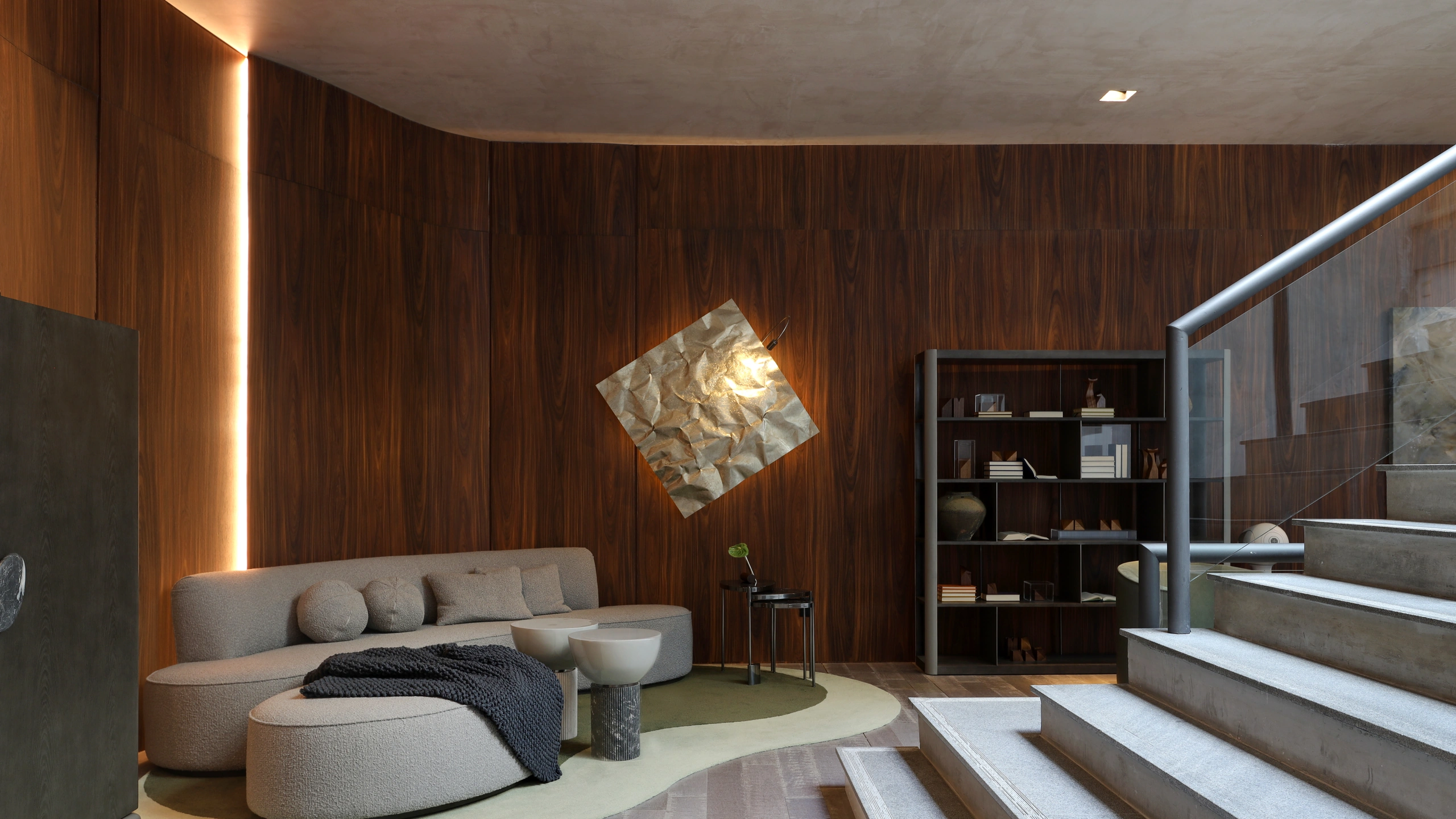 Lampada da tavolo Cartone in ambiente — immagine a schermo intero