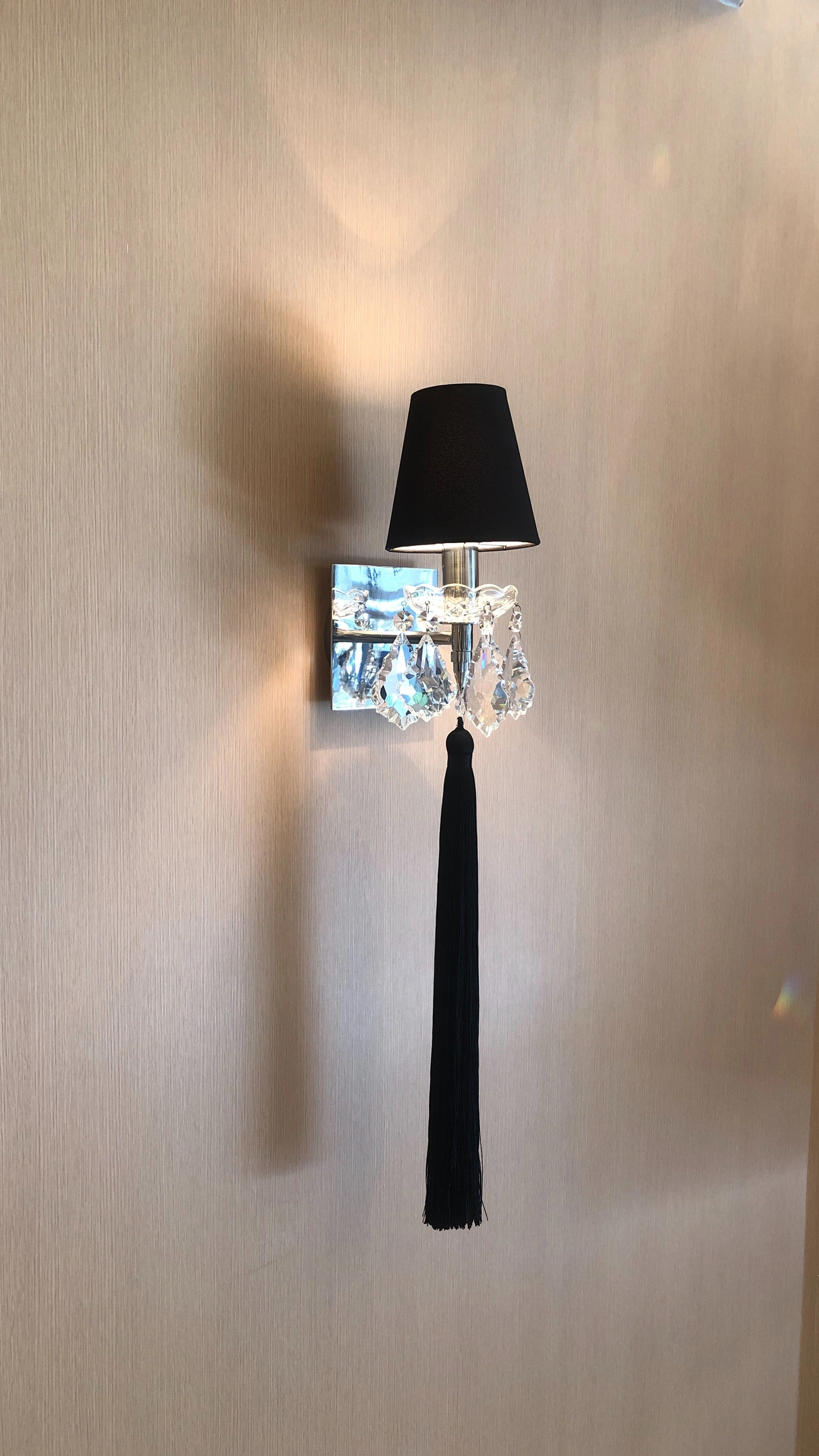 Lampada da tavolo in cristallo